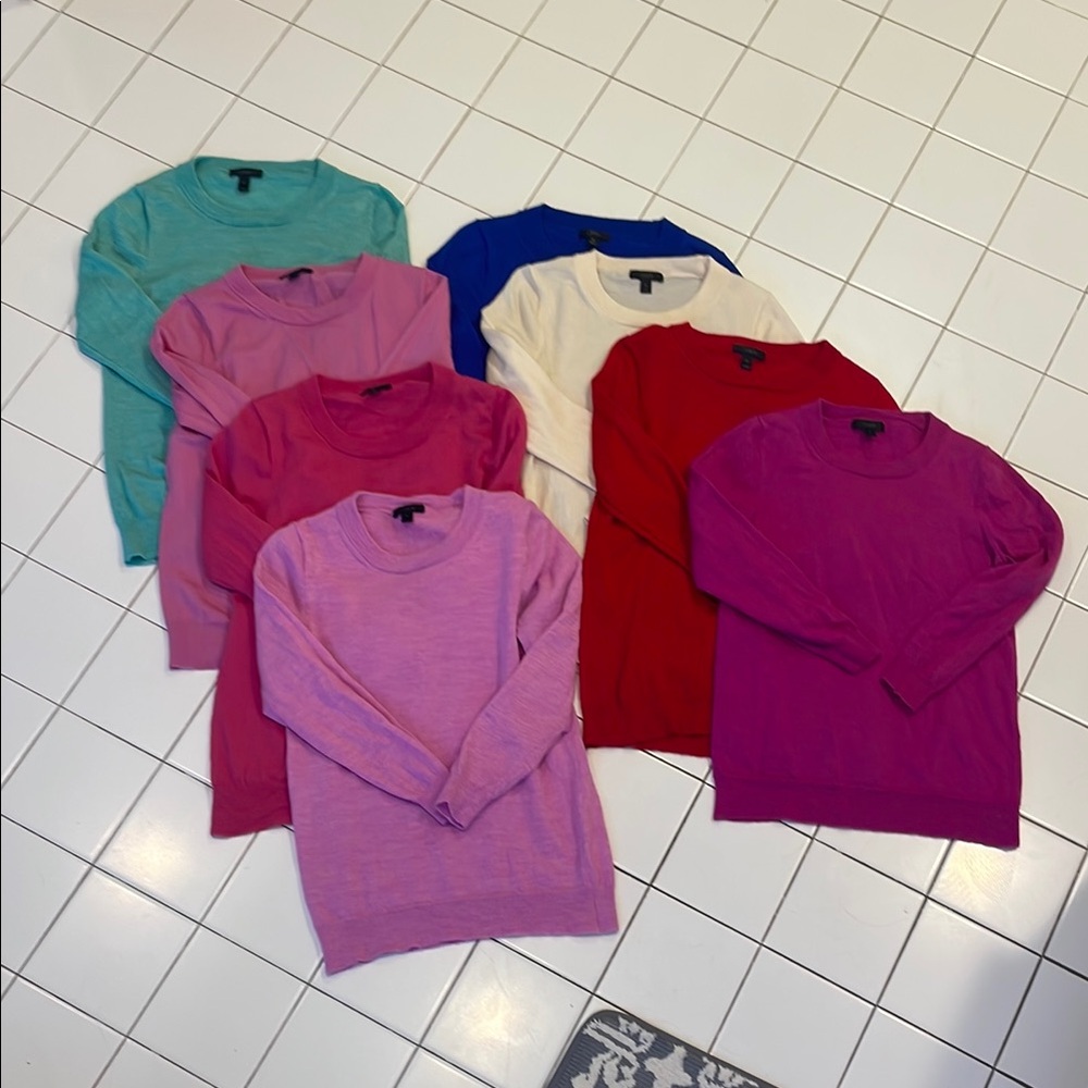 JCREW lot of Women's Multicolor Sweater Collection